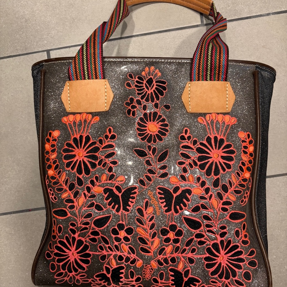 Consuela- Large Glitter Tote